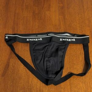 Men's Black Jockstrap Underwear